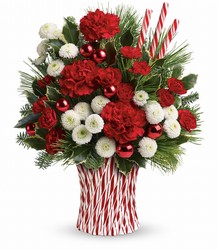 Peppermint Sticks Bouquet from Chillicothe Floral, local florist in Chillicothe, OH